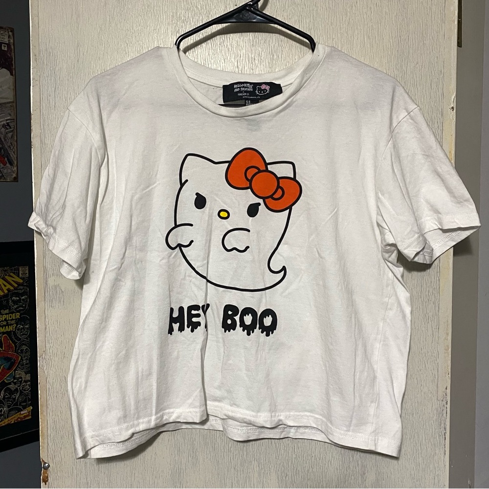 halloween hello kitty ghost forever 21 tee